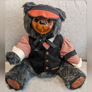 Vintage Robert Raikes “Max the Gambler” Bear 1986  Limited Edition Collectible